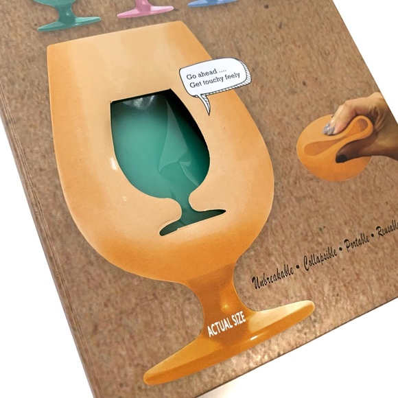 | itslove home: silicone wine time glass set | - Picture 2 of 6